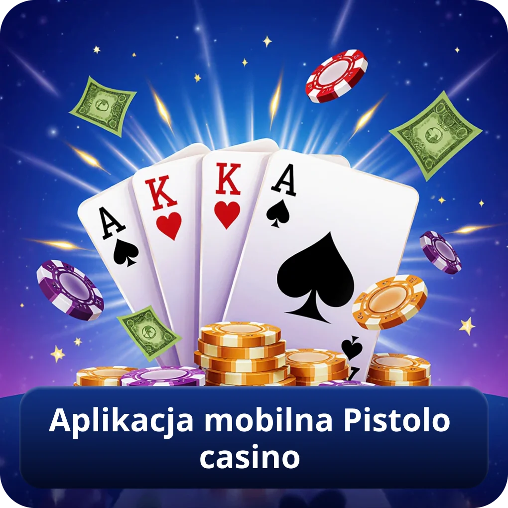 Aplikacja mobilna Pistolo casino wersja PWA na telefon Aplikacja mobilna Pistolo casino