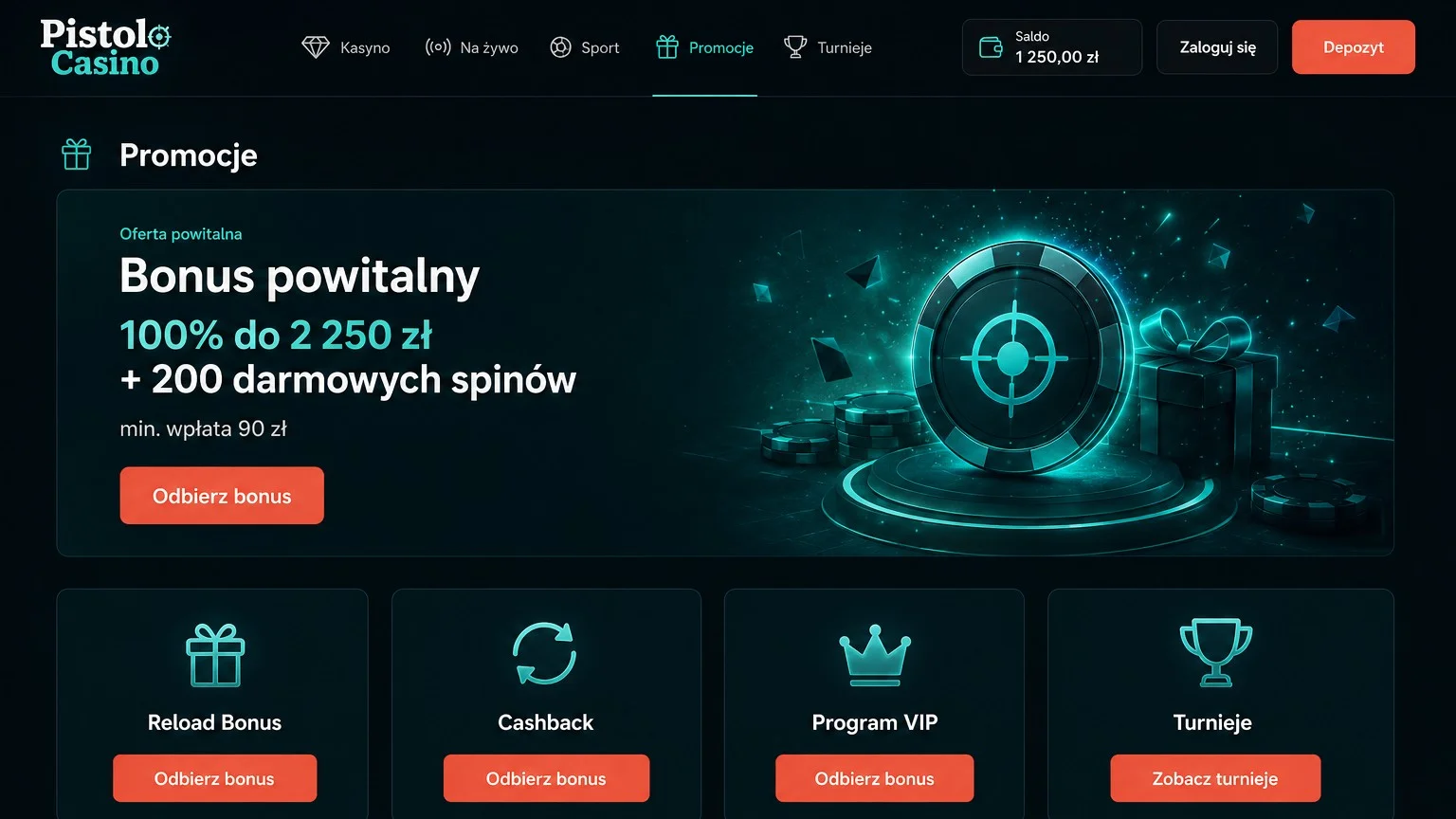 Darmowe spiny w Pistolo Kasyno dla nowych graczy Darmowe spiny w Pistolo Kasyno