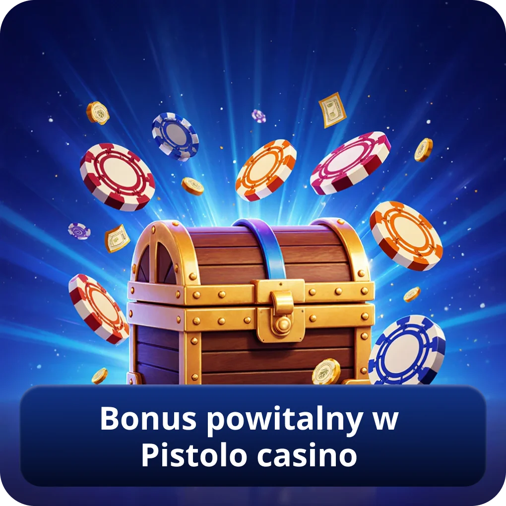 Bonus powitalny w Pistolo casino warunki i wysokość Bonus powitalny w Pistolo casino